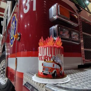 Pastel de bomberos